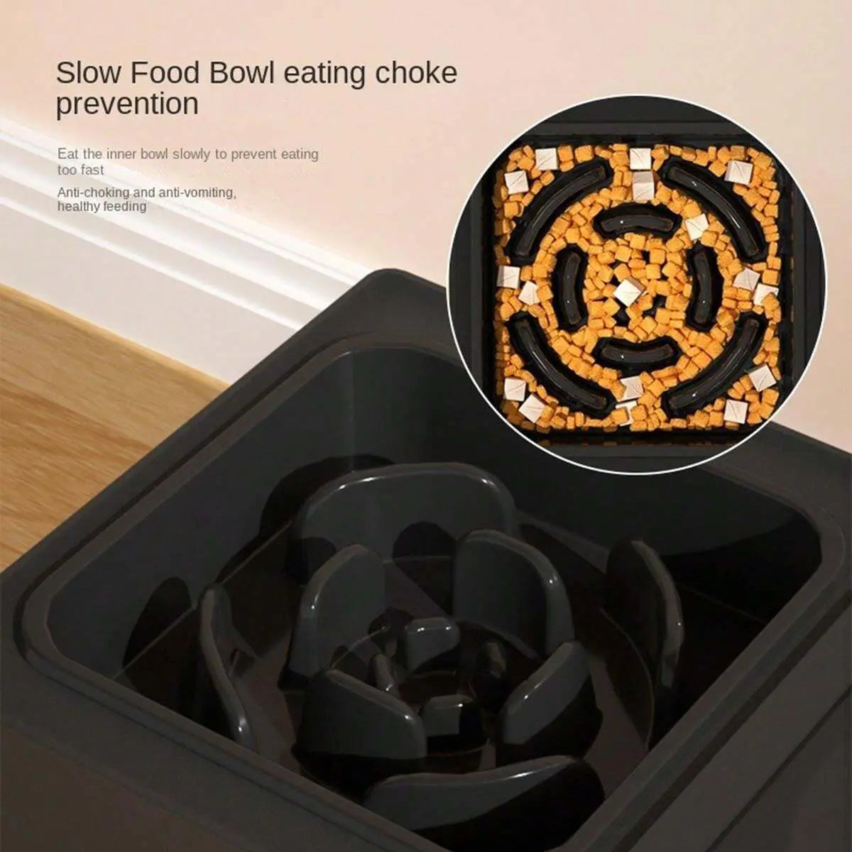 Adjustable Elevated Dog Bowl - Zero Splash & Slow Feeder