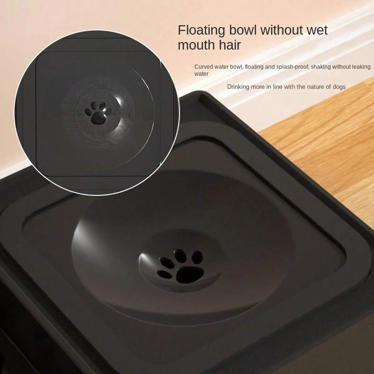 Adjustable Elevated Dog Bowl - Zero Splash & Slow Feeder