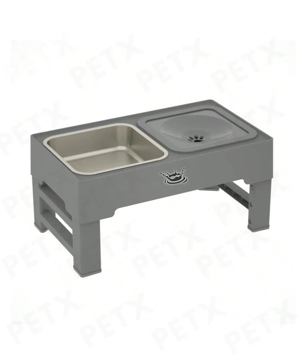 Adjustable Elevated Dog Bowl - Zero Splash & Slow Feeder