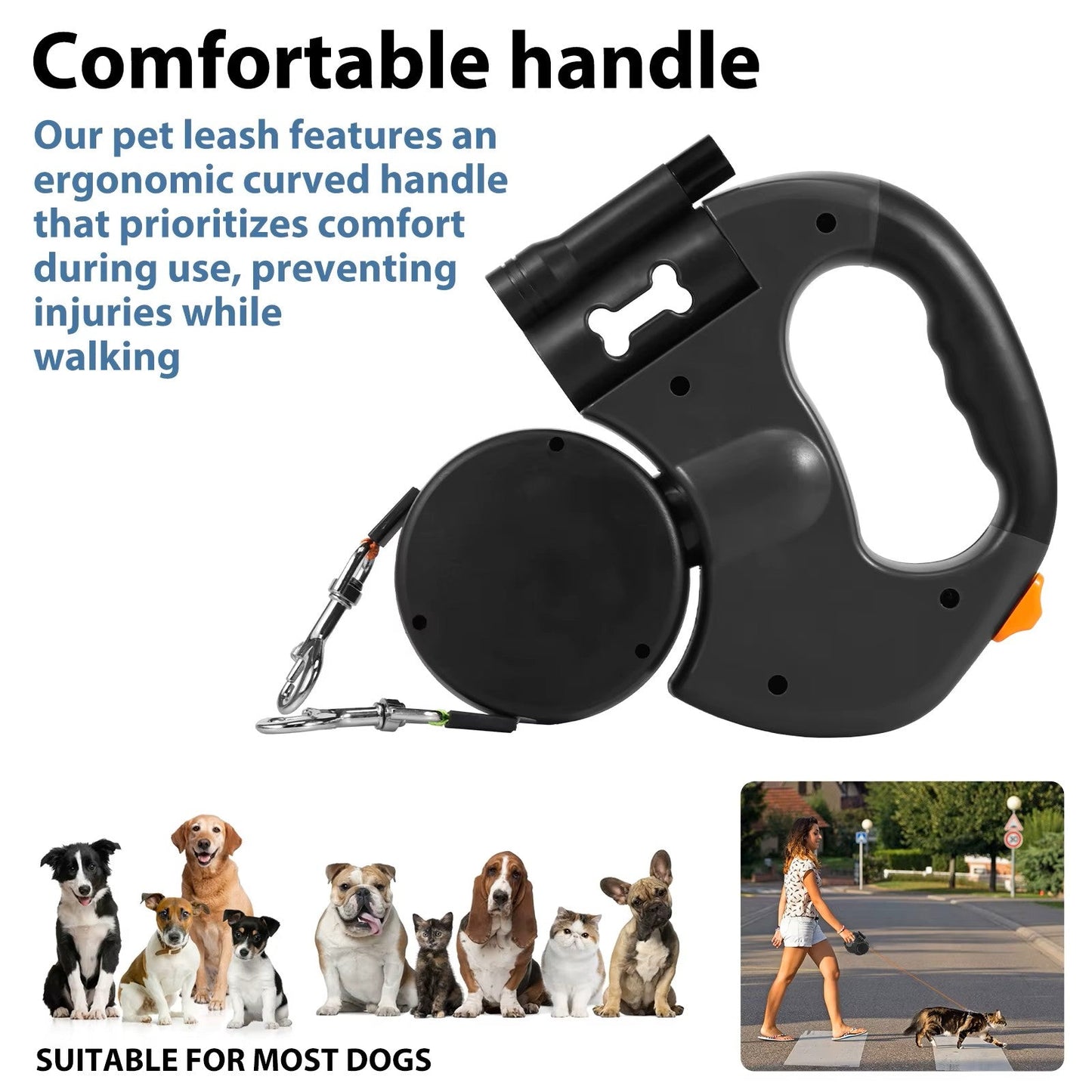 Tangle-Free Double Dog Leash