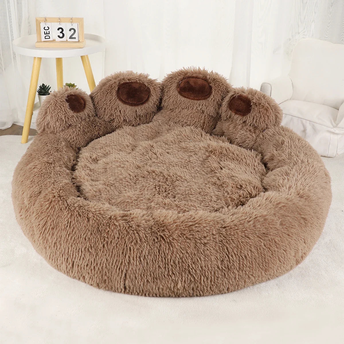 Fluffy Hundebett – Weiches Haustierkissen für Hunde & Katzen