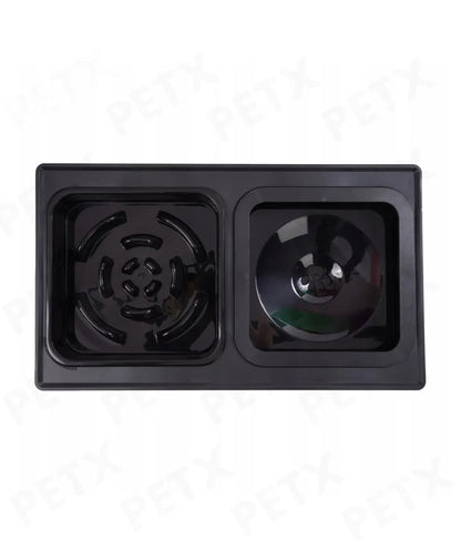 Adjustable Elevated Dog Bowl - Zero Splash  & Slow Feeder