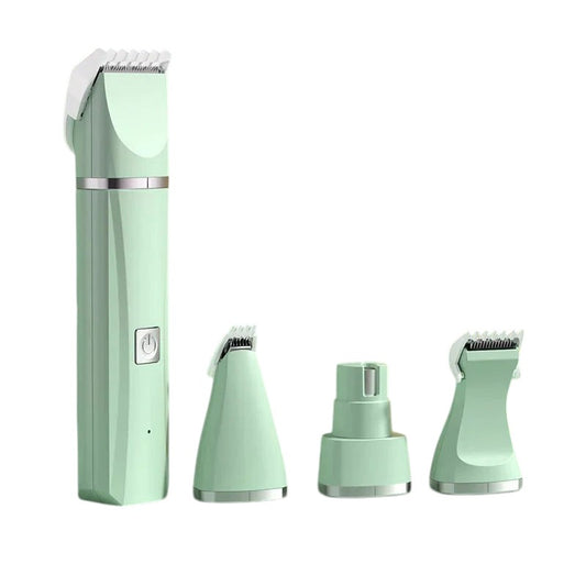 4 in 1 Electric Pet Grooming Kit - Hair Trimmer, Clippers, Nail Grinder