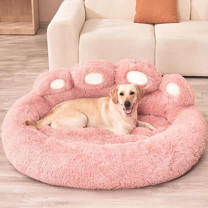 Fluffy Hundebett – Weiches Haustierkissen für Hunde & Katzen