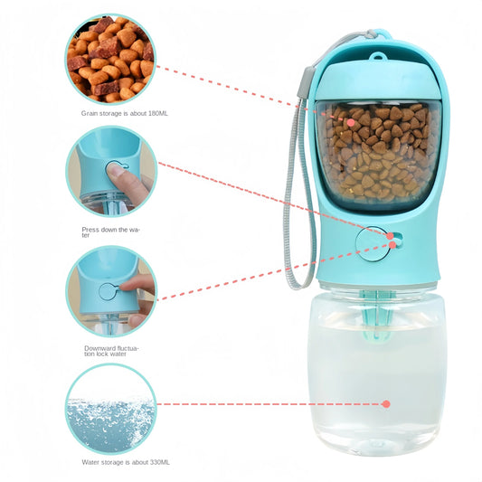 Pets Dog Water Bottle Portable Food